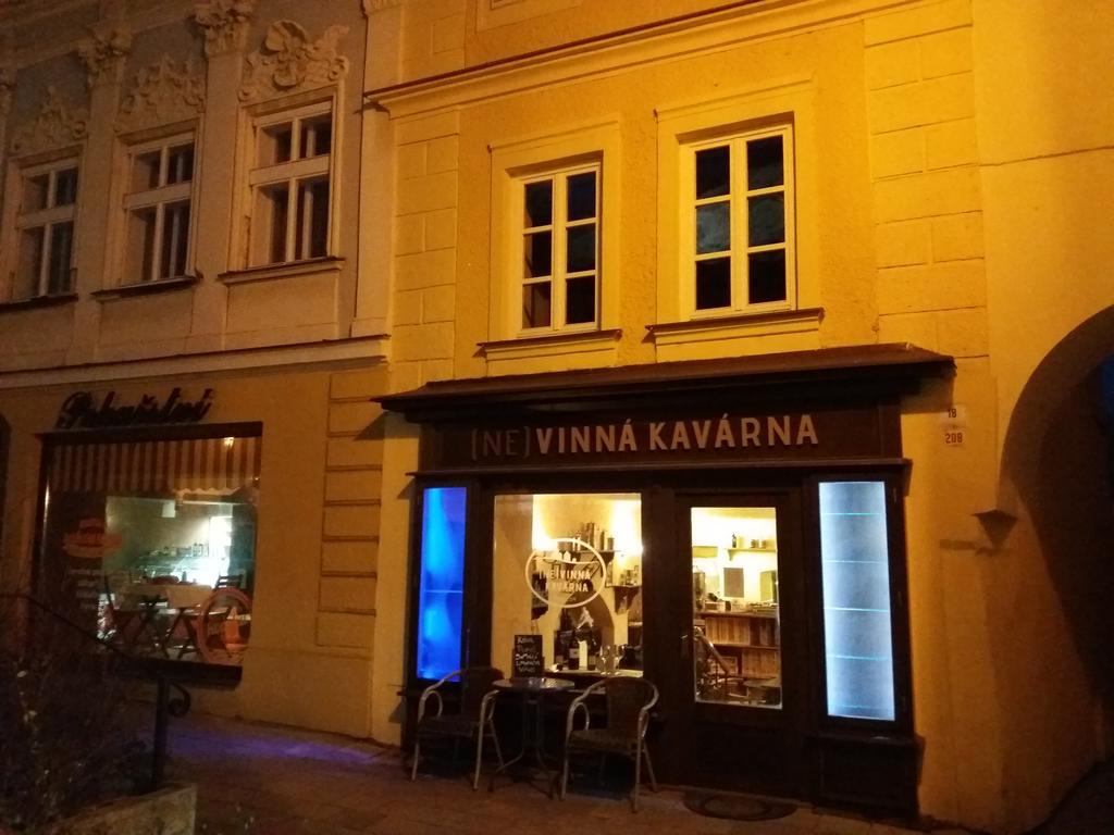 (Ne)vinná kavárna Mikulov Kültér fotó